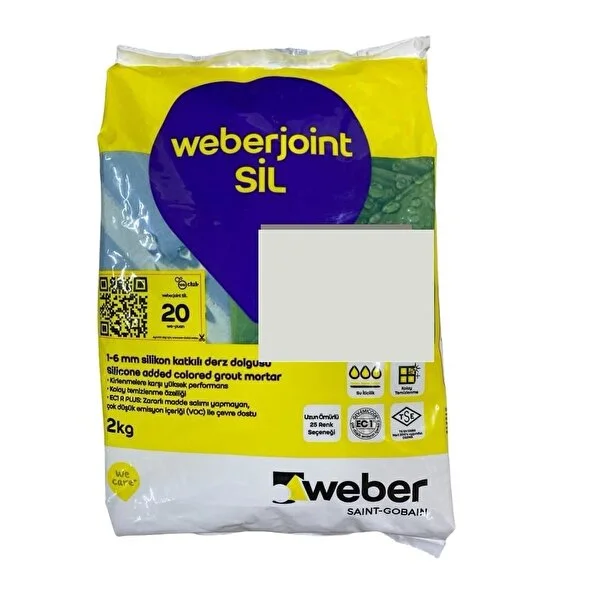 WEBER JOİNT SİL GRİ 20 KG